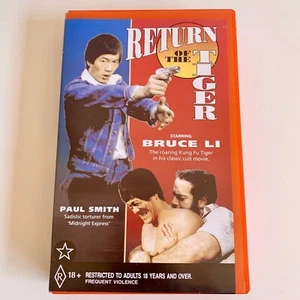 Return of the Tiger Bruce Li Paul Smith VHS VPD Martial Arts R 18 + - Picture 1 of 6