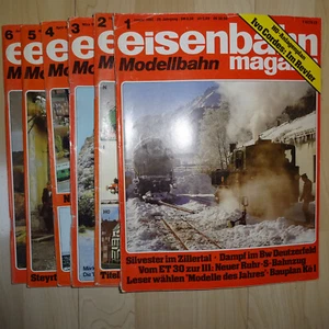 Eisenbahn Magazin Modellbahn -- 1982 -- Ausgabe 1 bis 6 -- Konvolut 6 Stück -- - Picture 1 of 1