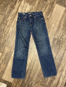 GapKids 1969 Boys Original Adjustable Waist Straight Leg Denim Jeans Size 14 - Picture 1 of 5