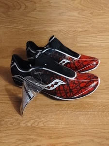 BRAND NEW Saucony Shay XC3 Men's Red/Black/White Track & Field Running Size 9 - Picture 1 of 10
