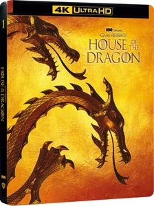 HOUSE OF THE DRAGON STAGIONE 1 STEELBOOK (4K UHD) (4K UHD Blu-ray) (UK IMPORT) - Picture 1 of 1