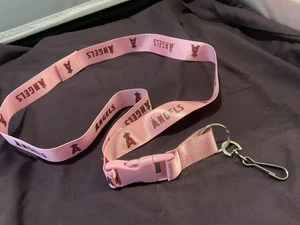 Los Angeles Angels Anaheim PINK Premium 2-sided Lanyard Keychain/Id Holder - Picture 1 of 8