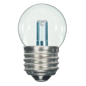 1.2 Watt LED - S11 - Clear - 2700K - Medium base - 120 Volt - Carded - 48-Pack - Picture 1 of 6