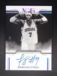2024-25 Panini Noir Jermaine ONeal Auto /99 - Picture 1 of 2