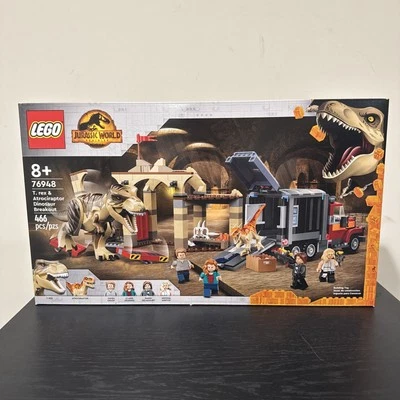 LEGO Jurassic World: T. rex & Atrociraptor Dinosaur Breakout (76948) New Sealed - Image 1 of 4
