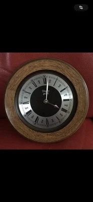 Wanduhr Eiche rund Quarz - Bild 1 von 2