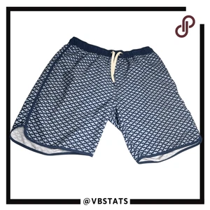 Fair Harbor Men's The Anchor Mist Seaview Lined Swim Trunks Blue White Large - Picture 1 of 7