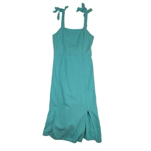 GB Girls Sleeveless Fit and Flare Teal Boho Midi Dress size 12 - Picture 1 of 11
