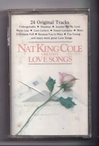 (LS863) Nat King Cole, Greatest Love Songs - 1985 Cassette Tape - Picture 1 of 2