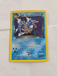 Dark Gyarados 8/82 MP Vintage Pokémon Team Rocket Holo - Picture 1 of 5