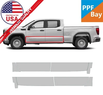 Kit pré-cortado de filme de proteção de pintura painel de porta PPF para GMC Sierra 1500 2022-2026 - Imagem 1 de 4