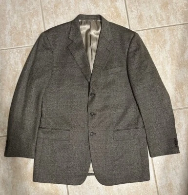 Abrigo deportivo GIVENCHY Monsieur Designer gris tweed para hombre 41L lana seda Foto 1 de 4