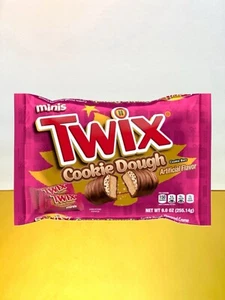 〽️ New Exclusive TWIX Cookie Dough Milk Chocolate Creme Crunchy Minis Bars 9oz - Picture 1 of 2