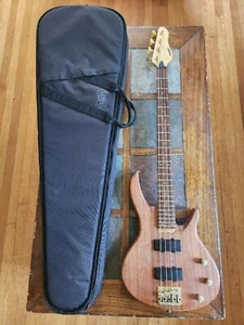Peavey Rudy Sarzo RSB USA bass koa active w/Levy's bag '90s - natural - Picture 1 of 21
