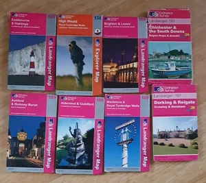 Selection Of Maps Of South Eastern England - Picture 1 of 1