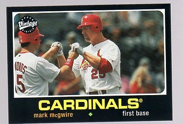 2002 Upper Deck Vintage #154 Mark McGwire - NM-MT - Image 1 of 2