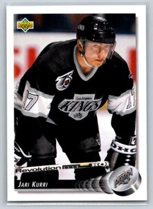 1992-93 Upper Deck #218 Jari Kurri Los Angeles Kings HOF Hockey Card - Picture 1 of 2