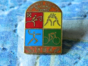 1984 Los Angeles Olympic Orange County Olympic Events Pin - Picture 1 of 3