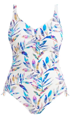 FANTASIE CALYPSO HARBOUR WHITE WITH MULTICOLOUR PATTERN SWIMSUIT , UK 40F - Image 1 of 4