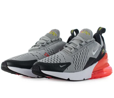 Nike Air Max 270 GS US 7Y / Womens US 8.5 Running Grey Sneakers Shoes NEW ❤️ Foto 1 de 4