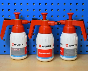 3x Würth Pumpsprühflasche Sprühflasche unbefüllt Handsprüher bedruckt für Bremse - Bild 1 von 2