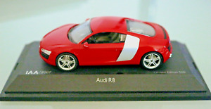 Audi R8 IAA 2007 rot 1 of 500 1:43, Modellauto Schuco