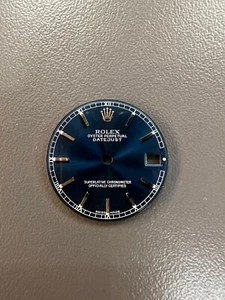 Original Blue Dial, Silver Stick Index For Rolex Datejust 31mm - Quadrante - Picture 1 of 3
