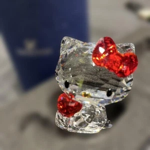 Figura de cristal Swarovski Hello Kitty Sanrio Japón como nueva sin usar - Imagen 1 de 10
