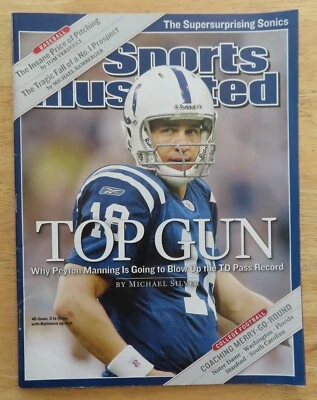 Sports Illustrated PEYTON MANNING 12/20/04 Magazine NO Label INDIANAPOLIS COLTS - Image 1 of 2