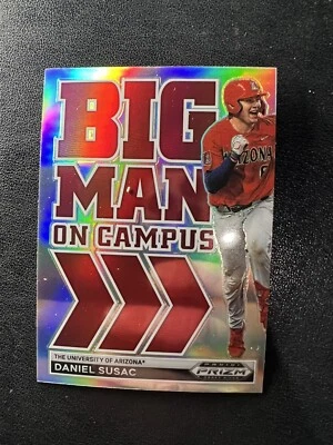 Daniel Susac 2022 Prizm Draft Big Man on Campus Silver Prizm #DS Athletics MINT - Image 1 of 4