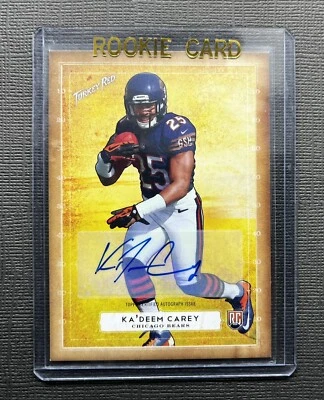 2014 TOPPS TURKEY RED Ka'Deem Carey RC SP ROOKIE AUTOGRAPH AUTO #59 🔥🔥🔥 - Image 1 of 2