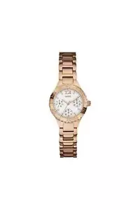 Guess Ladies Piper PVD Gold Plated Bracelet Watch W0355L2 - Picture 1 of 3