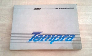 Fiat Tempra Manuale Libretto Uso e Manutenzione 1990 Italiano  - Foto 1 di 1