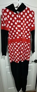 Minnie Mouse Adult One Piece Pajamas Size Medium - Picture 1 of 4