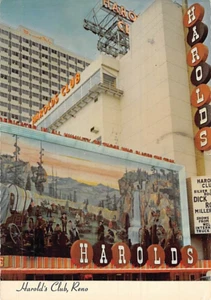 Postcard NV: Harolds Club, Reno, Nevada, Posted 1975, 4x6 - Picture 1 of 2