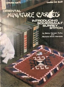Oriental Miniature Carpets Cross Stitch intro to Somersault Surrey Stitch 1978 - Picture 1 of 2