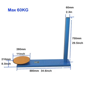 Máquina de embalaje de película elástica manual con mango herramienta dispensadora de envoltura empacadora de paletas - Imagen 1 de 6