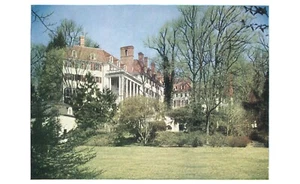 Postal Henry Francis DuPont Winterthur Museum vista sur de Delaware - Imagen 1 de 2