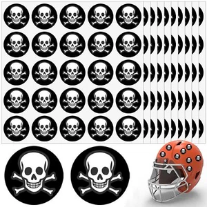 250 Pc Softball Helmet Decals Award Decals Self Adhesive Baseball Helmet Sticker - Picture 1 of 7