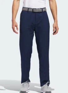 Adidas ADI ADVANTAGE GOLF PANTS In Navy Size 33/34 New - Picture 1 of 4