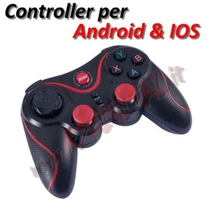 CONTROLLER WIRELESS BLUETOOTH per ANDROID IOS TABLET PC GAMEPAD JOYSTICK GAMEPAD - Picture 1 of 3