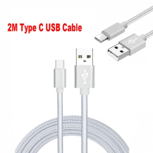 78" USB Type C Cable USb-C Fast Charger Data Cord Mobile Phone Cable Charger - Photo 1 sur 4