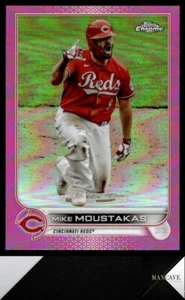 2022 Topps Chrome #56 Mike Moustakas Pink Refractor Cincinnati Reds - Picture 1 of 2