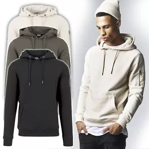 Urban Classics Herren Sweat Bomber Kapuzen Hoodie Sweatshirt Hoody Pullover - Bild 1 von 10