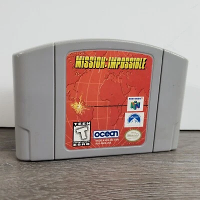 Mission Impossible Nintendo 64 N64 OEM Official Original Authentic! Tested Works - Image 1 of 4