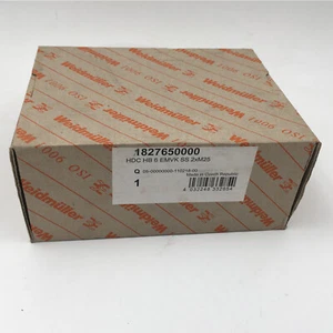 1PC New For Weidmuller 1827650000 HDC HB 6 EMVK SS 2xM25 Accessories - Picture 1 of 1