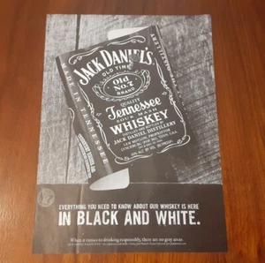 JACK DANIELS PUBLICIDAD IMPRESA REVISTA ANUNCIO TENNESSEE SOUR MASH WHISKY  - Imagen 1 de 4