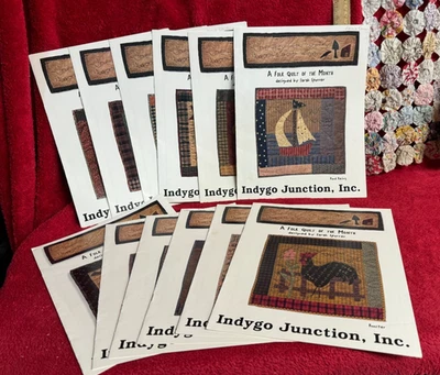 Once Upon A Time...in the Country Complete 12 Month Quilt Pattern Seasons - Image 1 of 4