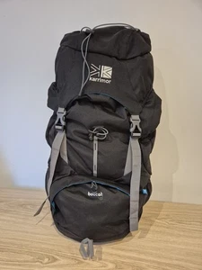 Karrimor Bobcat 65 Rucksack Backpack Hiking Wind Tunnel Design. Black - Picture 1 of 9