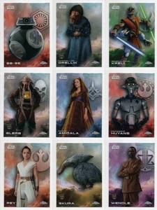 2025 Topps Chrome Star Wars Rainbow Refractors Choose Your Card/s - Picture 1 of 31